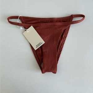 Monday Swimwear Kauai copper rib Bottoms